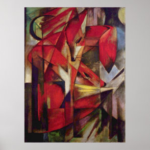 Poster Renards de Franz Marc
