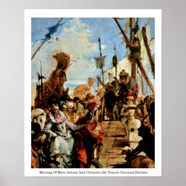 Poster Rencontre De Marc Antony Et Cleopatra (Devant)