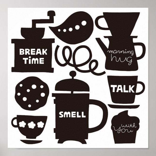 POSTER RENCONTRENT POUR LE CAFÉ (Devant)