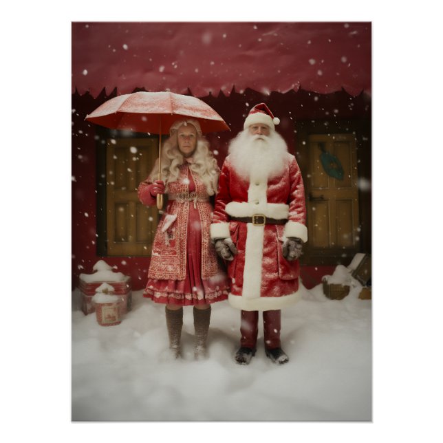 Poster Rencontrez M. et Mme Santa Claus (Devant)