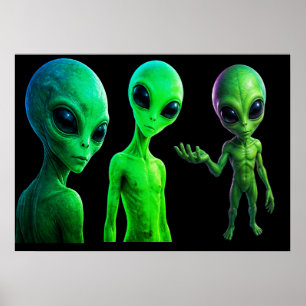 Poster Rencontrez Ma Belle Famille D'extraterrestres Mur