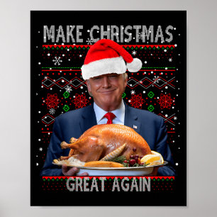 Poster Rendez à Noël sa grandeur Trump Pyjama Débardeur d