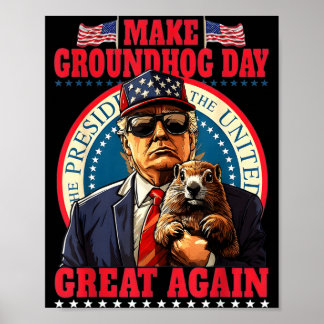 Poster Rendez à nouveau le jour de la marmotte génial drô