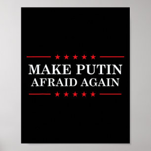 Poster Rendez à Poutine sa peur - Soutenez l'Ukraine et a