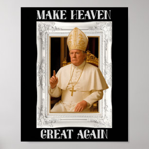 Poster Rendez le Vatican à nouveau génial Drôle de Pape T