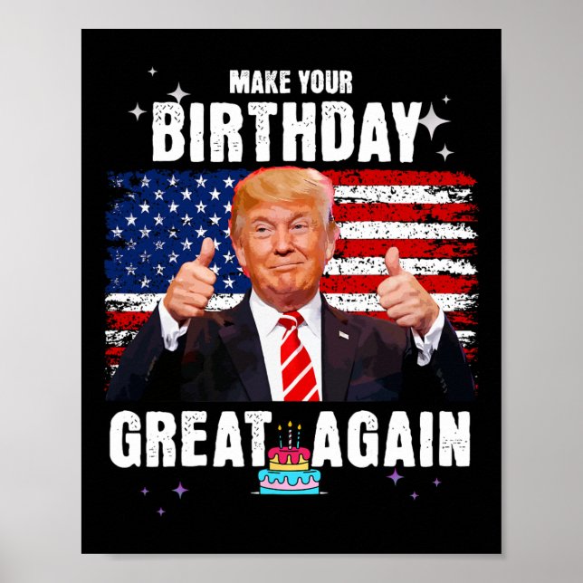 Poster Rendez votre anniversaire formidable (Devant)