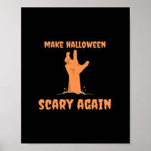 Poster Rendre Halloween effrayant Trumpkin classique Zomb