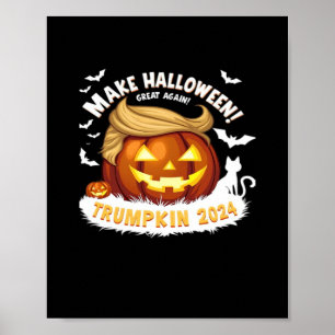 Poster Rendre la grande Halloween à nouveau Trumpkin