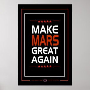 Poster Rendre la grandeur de Mars