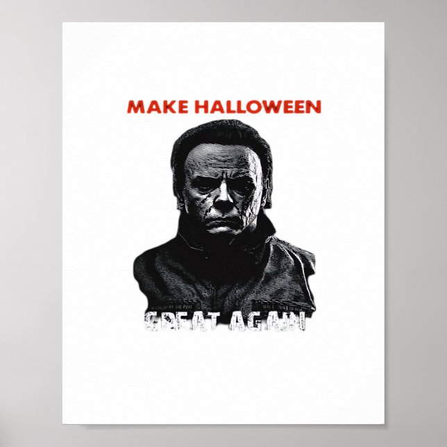 Poster Rendre la grandeur d'Halloween - Horreur effrayant (Devant)