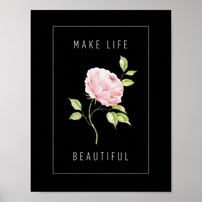 Poster Rendre la vie belle (Devant)