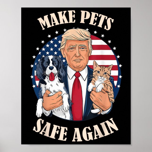 Poster Rendre Les Animaux De Compagnie En Sécurité Chats  (Devant)