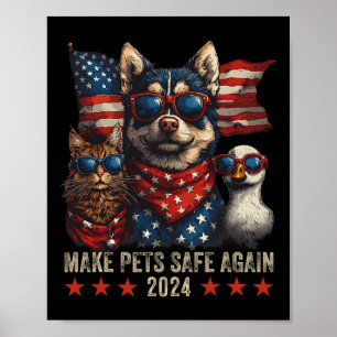 Poster Rendre les animaux de compagnie sûrs à nouveau Tru