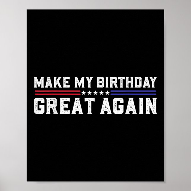 Poster Rendre ma grandeur d'anniversaire à nouveau amusan (Devant)