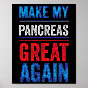 Poster Rendre mes ancêtres plus grands T1d Type 1 Diabéti