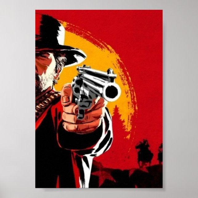 Poster Rendu d'art de jeu vidéo (Devant)