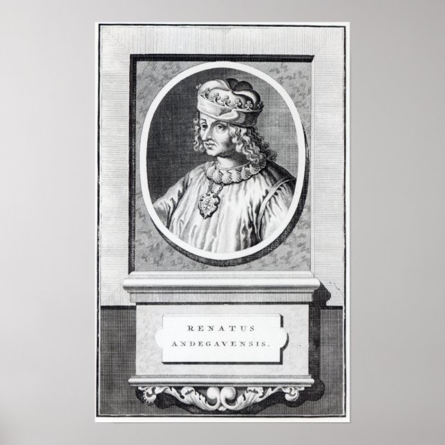 Poster René d'Anjou, roi de Naples (Devant)