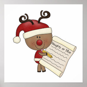 Poster Renne de Rudy vilain ou NIC