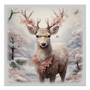 Poster Rennes De Noël Dans La Forêt