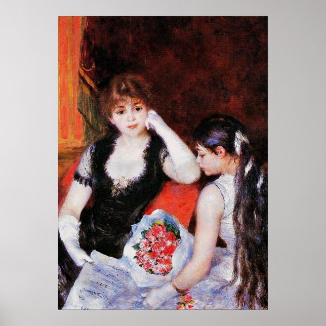 Poster Renoir - Au Concert-Box à l'Opéra (Devant)