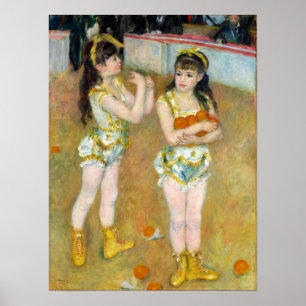 Poster Renoir - Cirque acroates Francisca et Angelina