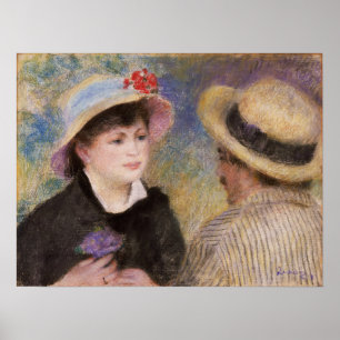 Poster Renoir - Couple en bateau (Aline et L'Artiste)