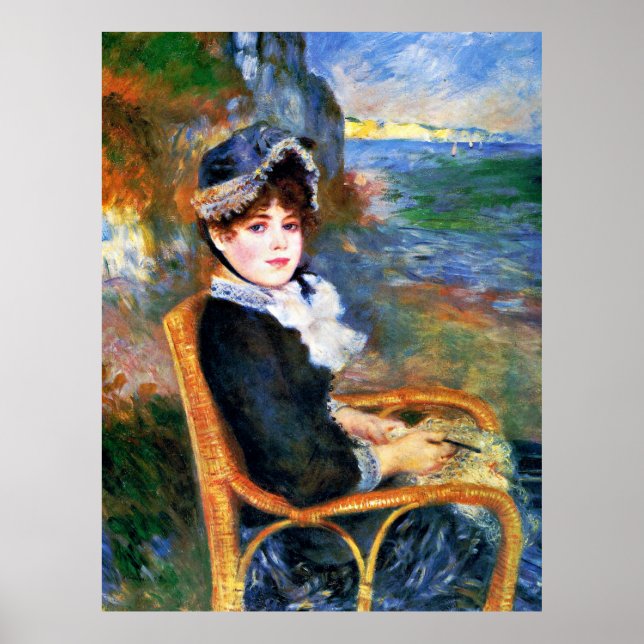 Poster Renoir - En bord de mer (Devant)