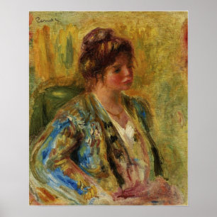 Poster Renoir - Femme en robe orientale 1895