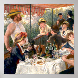 Poster Renoir French Luncheon Booking Party