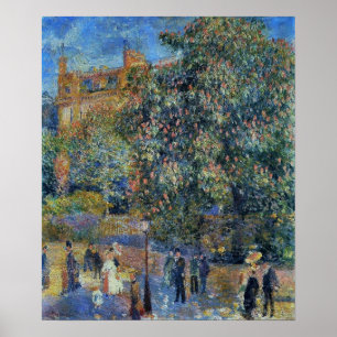 Poster Renoir - La Place Saint-Georges 1875