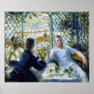 Poster Renoir - Le déjeuner des Canoéistes 1875