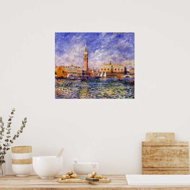 Poster Renoir, Le Palais des Doges, (Cuisine)