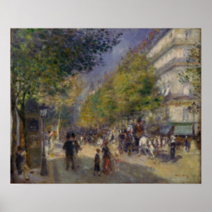 Poster Renoir - Les Grands Boulevards