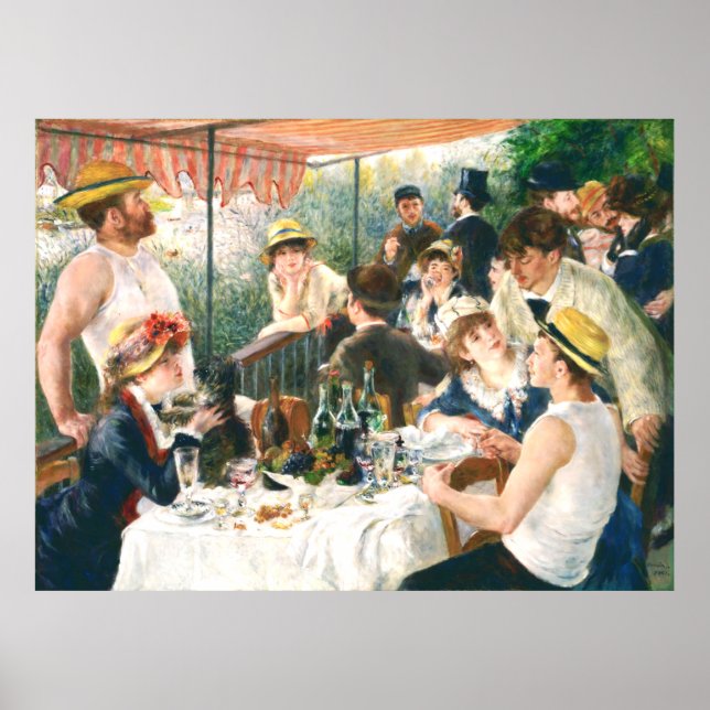 Poster Renoir Luncheon de la Boating Party Renoir (Devant)