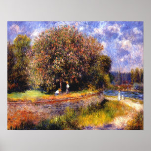 Poster Renoir, Marronnier en Fleurs