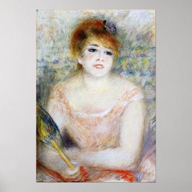 Poster Renoir - Mlle Jeanne Samary (Devant)