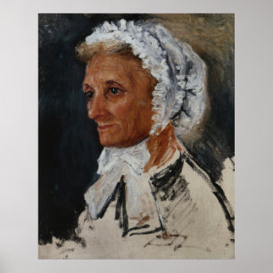 Poster Renoir Portrait de la mère de l'artiste Art