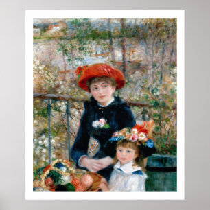 Poster Renoir - sur la terrasse