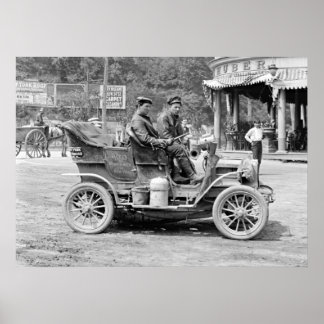 Poster REO Mountaineer retourne à New York 1905