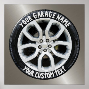 Poster Réparation du service de voiture Garage Propriétai