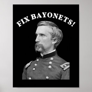 Poster Réparez le devis de guerre civile de Bayonets Josh