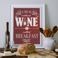 Repas Sans Vin Cool Typographie Citation De Vin