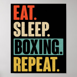 Poster Répéter la boîte de nuit - Funny Retro Vintage Box