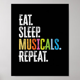 Poster Répéter les comédies musicales du sommeil