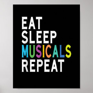 Poster Répéter les comédies musicales du sommeil