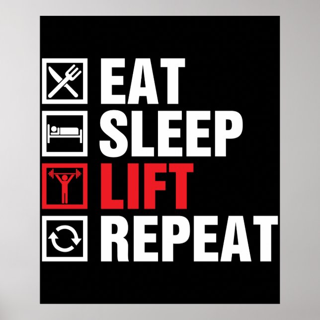 Poster Répétition de l'ascenseur du sommeil (Devant)