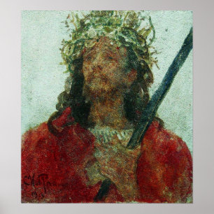 Poster Repin - Jesus In Crown Of Thorns 1913