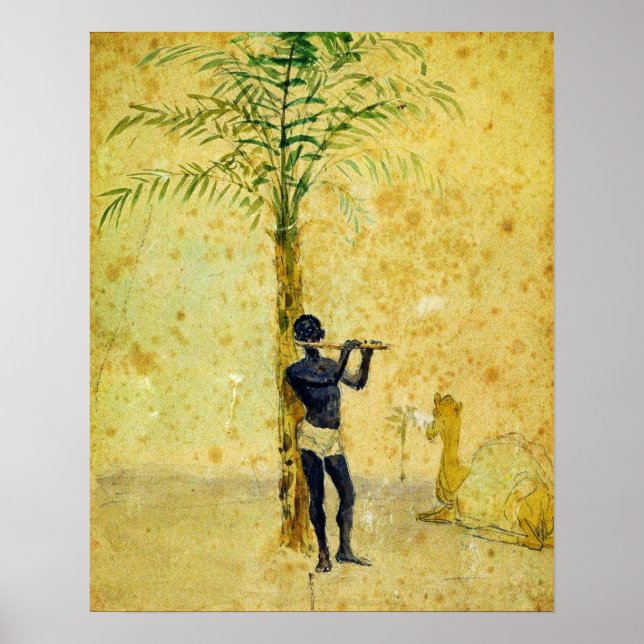 Poster Repin - Motif africain (Devant)