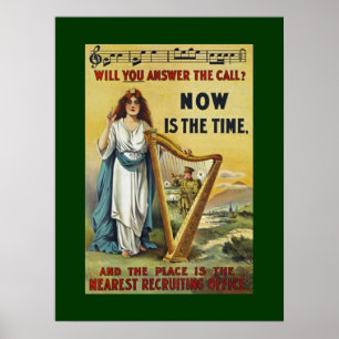 Poster Répondrez-vous à l'appel ? Le ~ est maintenant le