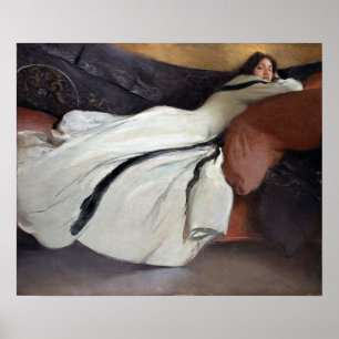 Poster Repos blanc de John Alexandre